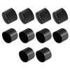 sourcing map 10pcs Rubber End Caps 40mm ID Vinyl Vinyl