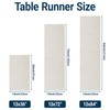 Q&J Fabric Co. Linen Look Table Runner, 13 x 36