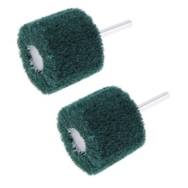 ChgImposs 6mm Shank Flap Fiber Grinding Head Wheel Abrasive Mini Brush Drill Scouring Pad Nylon Polishing Grind Head Tools for Metal Clean