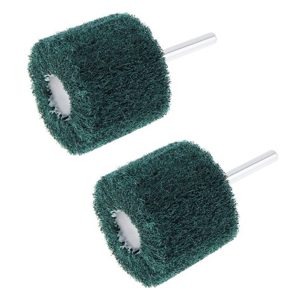 ChgImposs 6mm Shank Flap Fiber Grinding Head Wheel Abrasive Mini