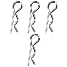 Tbest 16-Piece RC Body Clips, R-shaped Body Housing Curved R-pins Clips Replacement Parts Suitable for HS 18301 18302 18311 18312 1/18 RC Car