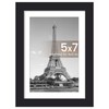 upsimples 5x7 Picture Frame, Display Pictures 4x6 with Mat or