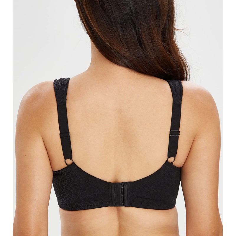 Lemorosy Full Coverage Non Padded Wireless Minimizer Bra Women's Plus