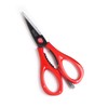 SiTRA 5-in-1 Clear Handle Multifunctional Kitchen Scissors (Red)