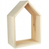 Wooden World - Wooden Shelf Plain Wall Hang Shape Of
