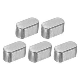 uxcell 5Pcs Round Ended Feather Key, 5 x 5 x 10mm Carbon Steel Parallel Drive Shaft Key Stock, Machine Keyway for Shaft Type Fastening Connection