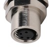 M8‑I4 Brass Industrial Connector Adapter M8 IP67 Waterproof Connector 4pin