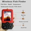 2‑148ft Depth Fish Finder with 100m Wireless Sonar Sensor Fish