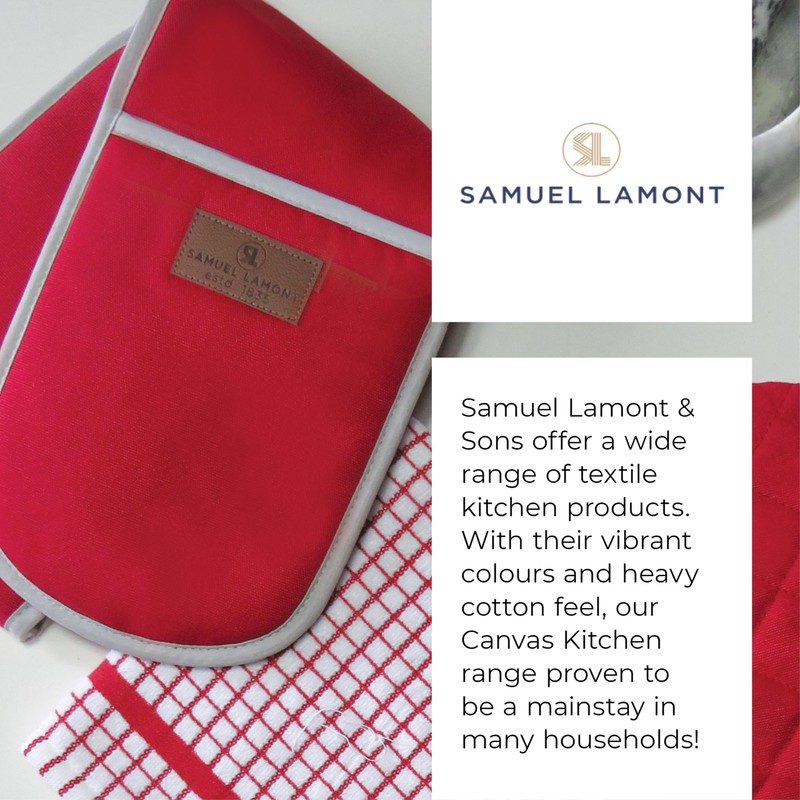 Samuel Lamont Oven Gloves - Premium Heat-Resistant Canvas Oven Gloves