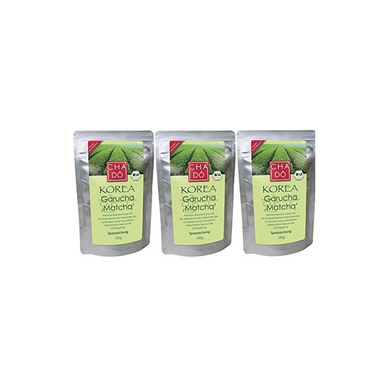 Cha Dô Korea Matcha Premium Organic 3 x 100 g