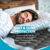 Waterproof King Mattress Protector, Noiseless King Size Mattress Pad with