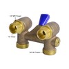 HYDRO MASTER Washing Machine Shut Off Valve，1/2" Male Pipe Thread