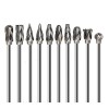 YUELUTOL Aluminum Cutting Bits Carbide Burr Set 10 Pieces With