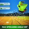 GARCARE 7.2V Cordless Seed Spreader - Capacity 3.3L, 2.0Ah Built-in