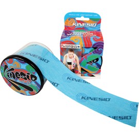 Kinesio Tex Performance + - Therapeutic Knee and Shoulder Medical Tape - Red w/Logo - 2in x 16.4 ft Roll