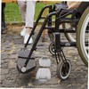 ORFOFE 1pair Ergonomic Wheelchair Footrest Heavy Duty Pedal for Enhanced
