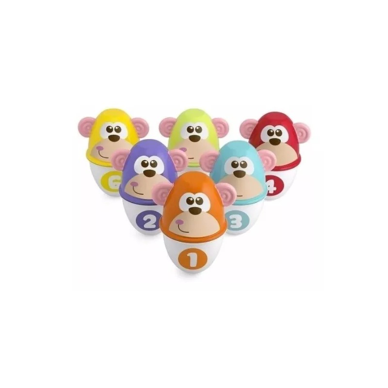 Chicco Juego De Boliche Monkeys Strike Marca Chicco 2 En