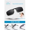 Flydo Polarized Clip Sunglasses for Prescription Eyeglasses-Clip on Sunglasses