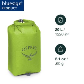 Osprey DrySack Accessori outdoor, 20L, Black