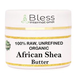 Organic Raw African Shea Butter 100% Pure,Natural & Unrefined| Skin Moisturizer For Face, Body & Hair| 4 OZ/115 GM Ivory/White Grade A | DIY Creams, Balms, Lotions, Soaps| Moisturizes Dry Skin