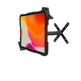 CTA Digital Tablet Holder VESA Wall Mount for 7-14 Inch Tablets with 5" Inch Extender Pole - Black - (PAD-SVWMBXL)
