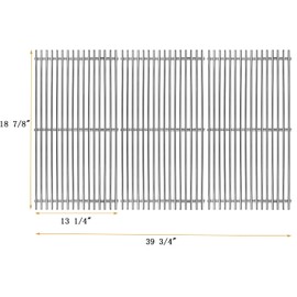 Htanch SF6803 (3-Pack) 18 7/8" SUS304 Cooking Grates for Weber Genesis ii e 610 640 Weber Genesis II 610 and Genesis II LX 640 E-640 S-640 Series Gas Grills 2017 and Newer, for Weber 66096 66803.