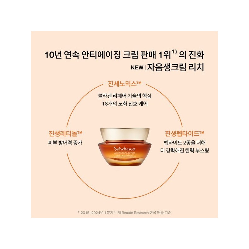 Sulwhasoo 공통자음생크림 리치 50ml Common Consonant Cream Rich 50ml