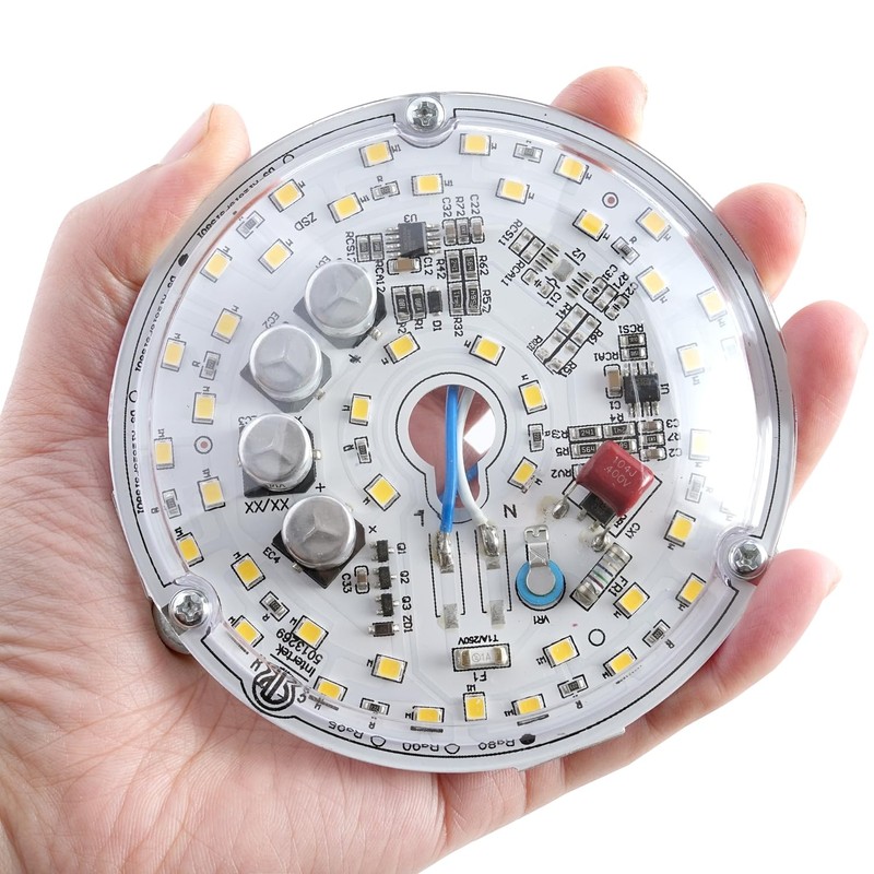 HAOLEDI 4 inch LED Ceiling Fan Light Retrofit Kit, Ceiling