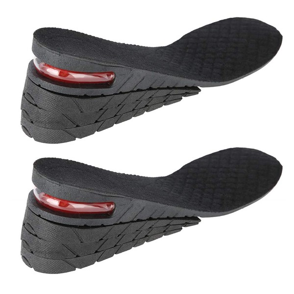 Height Increase Insoles, Four Layers Adjustable Unisex PU Heel Lift