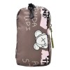 Lluvia Mochila Con Bolsita Panda Tne Anda Studi Estampada Cafe