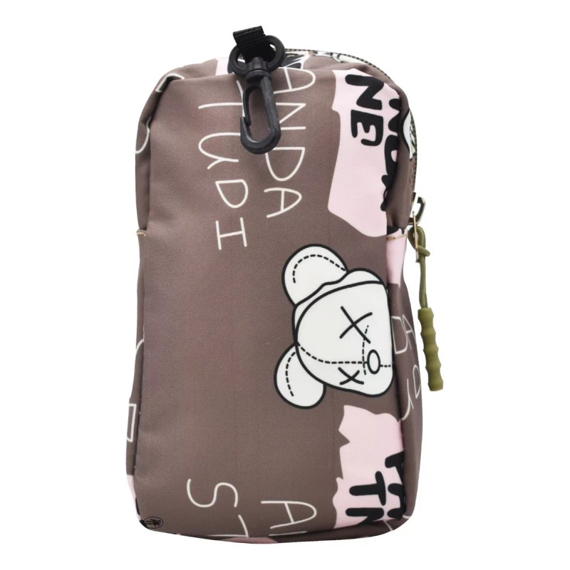 Lluvia Mochila Con Bolsita Panda Tne Anda Studi Estampada Cafe