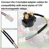 RUHUO Starter Solenoid Relay 12V GY6 4-Stroke Engine 50cc 70cc