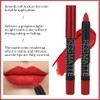 evpct 3Pcs Dark Red Lip Liner Pencil Set, Deep Ruby