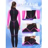 REALON Women's Mens Full Wetsuit 2mm Neoprene Back Zipper Swimming