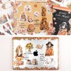 NOGAMOGA Autumn Journaling Sticker Book, A5 Size, 20 Sheets of
