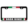 Custom Brother - BADA Bing! Italian Flag Metal Car SUV