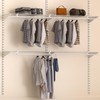 Hicarer 2 Pcs Closet Rod Support for Wire Shelf Adjustable