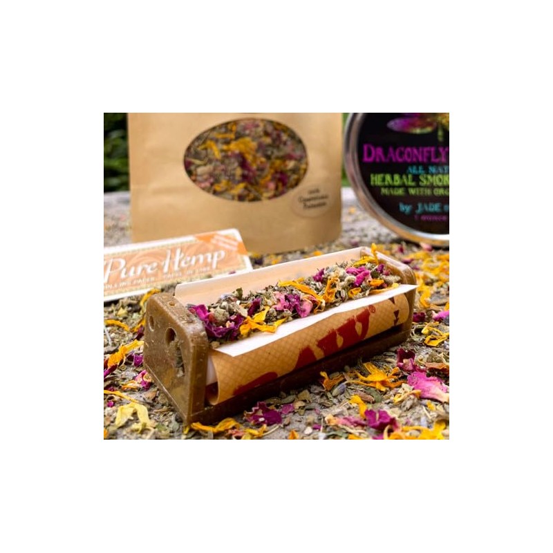 Dragonfly Dreams Herbal Smoking Blend- 1 Ounce Compostable Bag NO