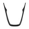 Steering Wheel V Shape Trim Panel Carbon Fiber Style Frame