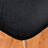 Levoberg 2 pezzi Coprisedia da bar curvo in velluto elasticizzato