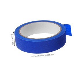 Operitacx 6 Rollen Abdeckband blaue Abdeckbänder Kunstband farbiges Packband dünnes Malerband Zeichenband Farbband Malen -Accessoires Klebeband waschen Washi Tape zum Aufzeichnen Papier