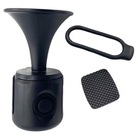 Kisangel Convenient Bike Horn Lightweight Cycling Safety Horn for and Urban Easy to Install for Outdoor Cycling