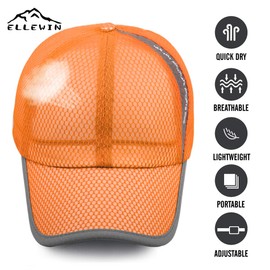 ELLEWIN Unisex Breathable Quick Dry Mesh Baseball Cap Sun Hat Tennis Cap