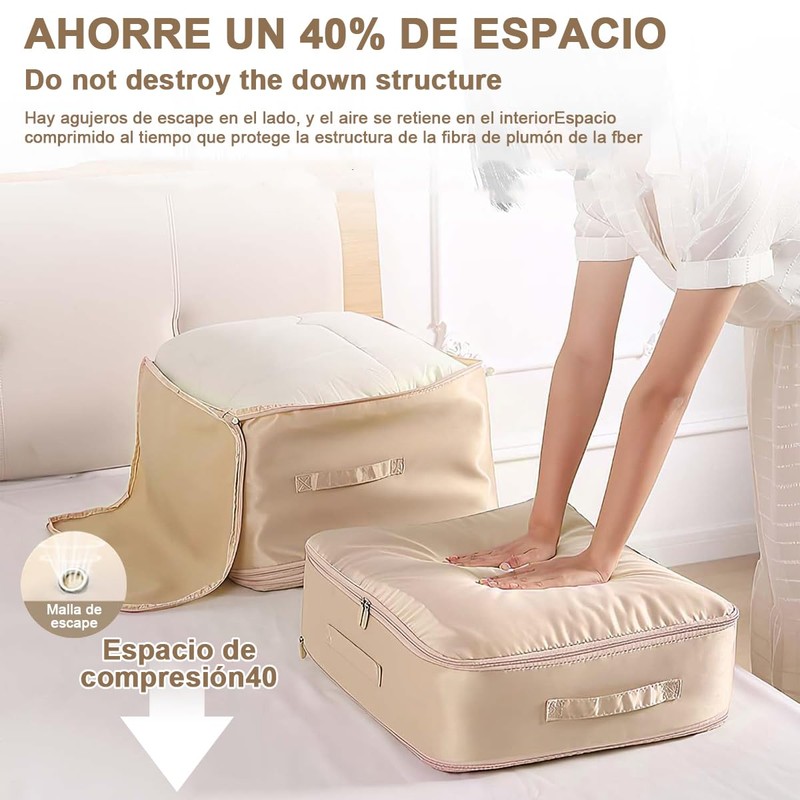 AEGTVA Organizador de Ropa,Bolsas de Mudanza de Servicio Pesado,Bolso de