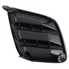 TRQ Front Left Fog Light Hole Cover Black Drivers Side
