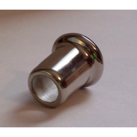 Lamp 1" NICKEL FINISH STAMPED STEEL LAMP NECK LAMP PART NEW 50316J