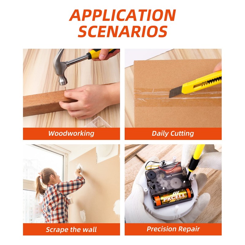 DIFFLIFE 136 Piece Tool Set,General Household Hand Tool Kit with