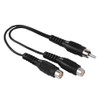 Hama Adaptor 1x RCA Male to 2x RCA Female (RCA,