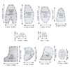 Generic Acrylic Memory Bear Template Ruler Set for Sewing Patterns