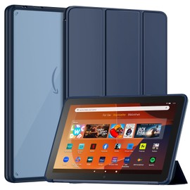 Tablets Case for 10.1inch Tablets(Only 13th Gen, 2023 Released Models),Not Fits Sony Onn 10.1 inch Tablets, Mansiruyi Slim Lightweight Trifold Stand Case with Auto Sleep/Wake -Navy
